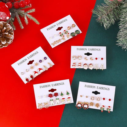 Christmas Snowflake Bell Earrings - Kaiju Mafia