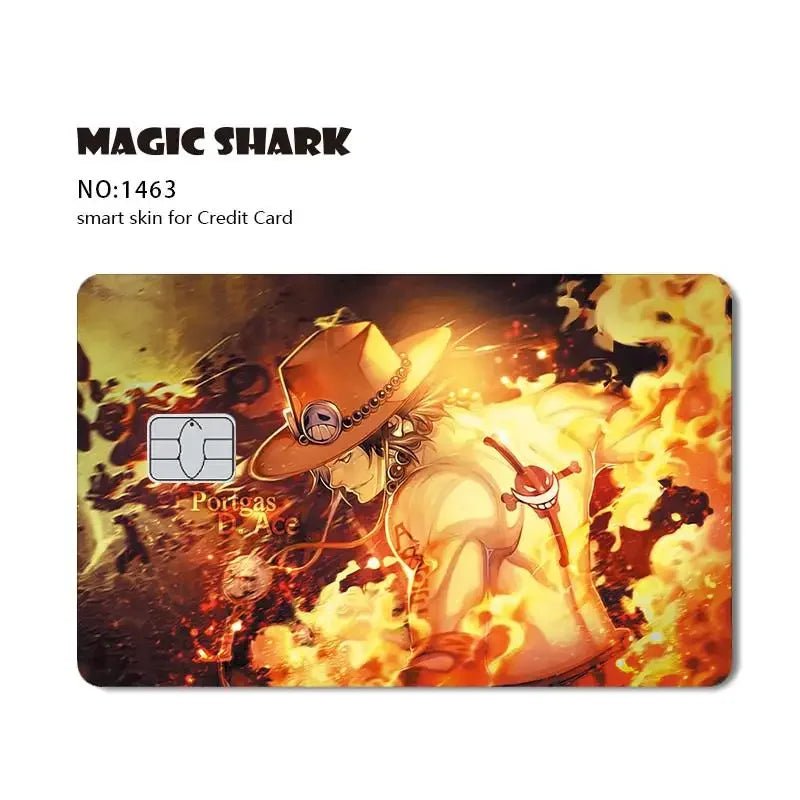 New Cool Anime Dragon Ball Naruto Credit Debit Metro Card Sticker Skin Film Front Side Small Chip Large Chip - Kaiju Mafia