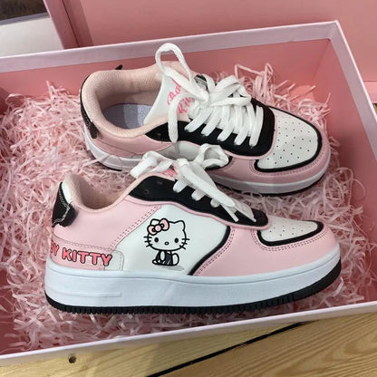 Sanrioed Hello Kitty Sneakers Kawaii Women&