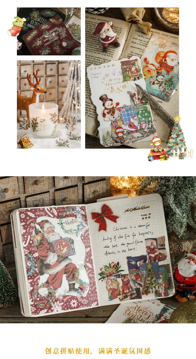 Christmas Bronzing Craft Stickers - Kaiju Mafia