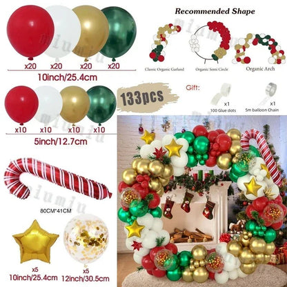 Christmas Balloon Garland Arch - Kaiju Mafia