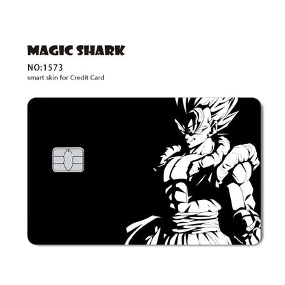 New Cool Anime Dragon Ball Naruto Credit Debit Metro Card Sticker Skin Film Front Side Small Chip Large Chip - Kaiju Mafia