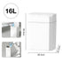 12L+16L Smart Sensor Trash Can Bathroom Anti odor Automatic Trash Bin For Toilet White Electric Wastebasket - Kaiju Mafia