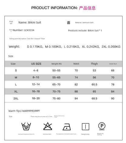 2024 Summer New Arrival Seaside Vacation Separates Swimsuit Fashion Exposed Navel Trendy Print Bikini Swimsuit for Women - Kaiju Mafia