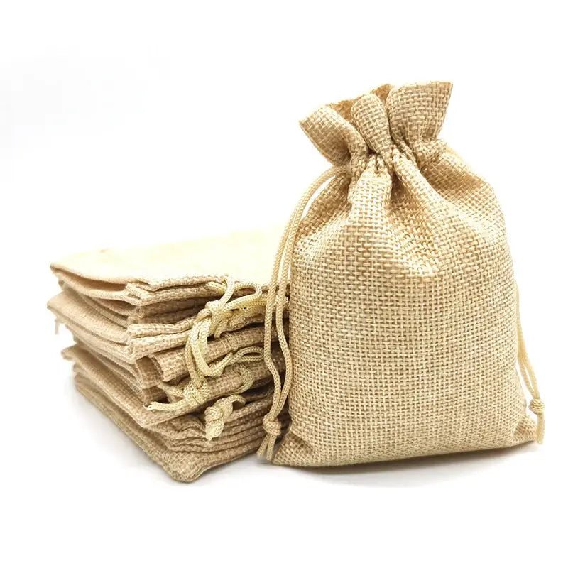 Burlap Drawstring Gift Bags - Kaiju Mafia