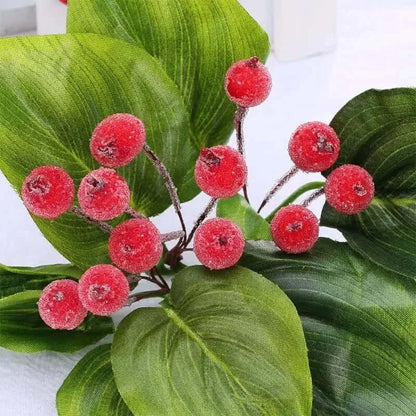 Frosted Berry Holly Bouquets