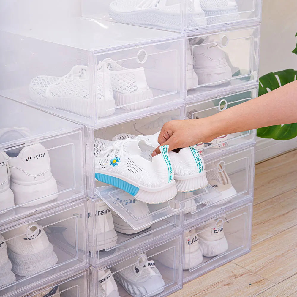 Stackable Plastic Shoe Organizer