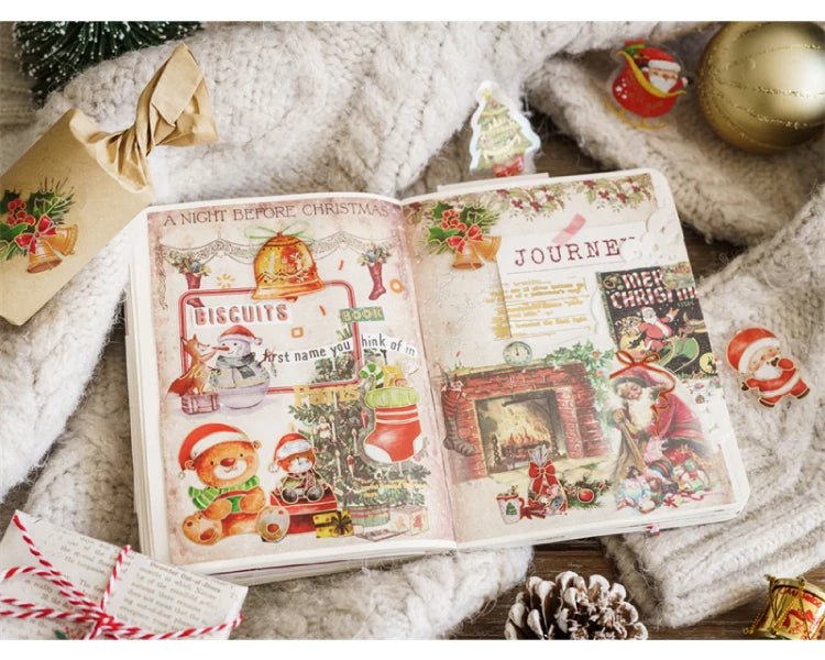 Christmas Bronzing Craft Stickers - Kaiju Mafia