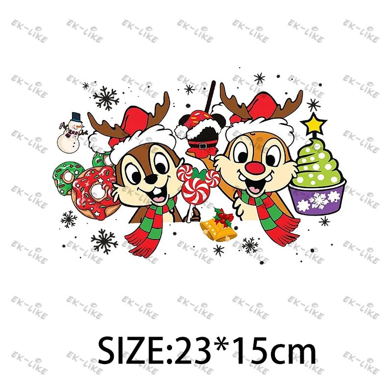 Disney Christmas Iron Transfers - Kaiju Mafia