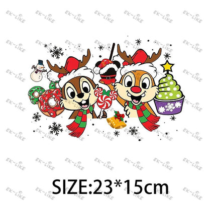 Disney Christmas Iron Transfers - Kaiju Mafia