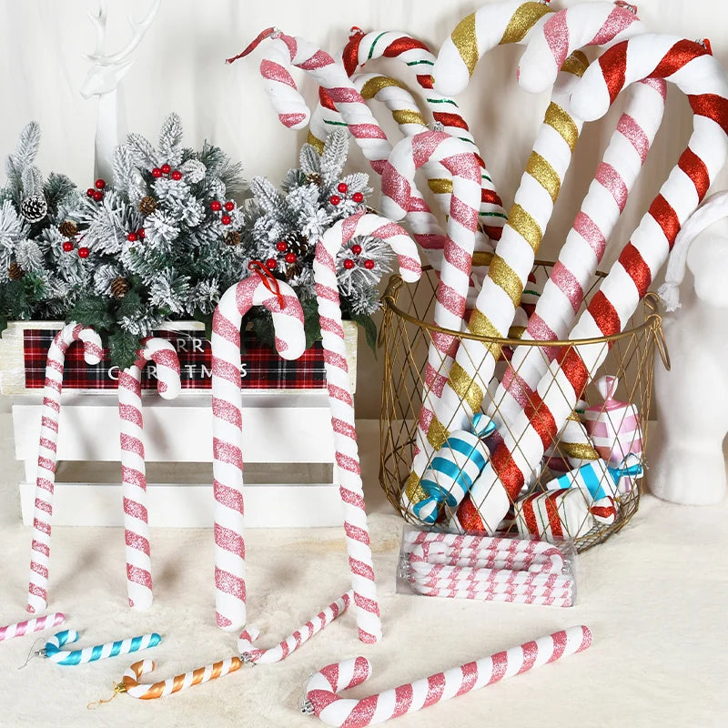 Pink Candy Cane Ornaments