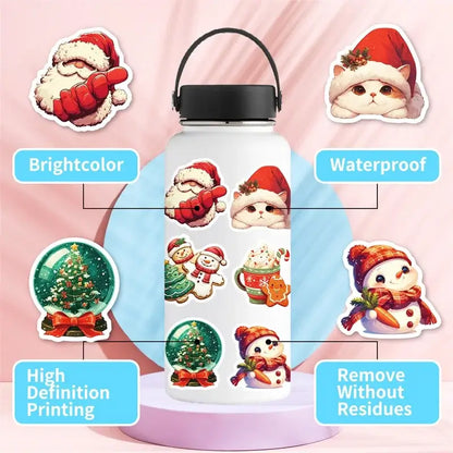 Aesthetic Christmas PVC Stickers