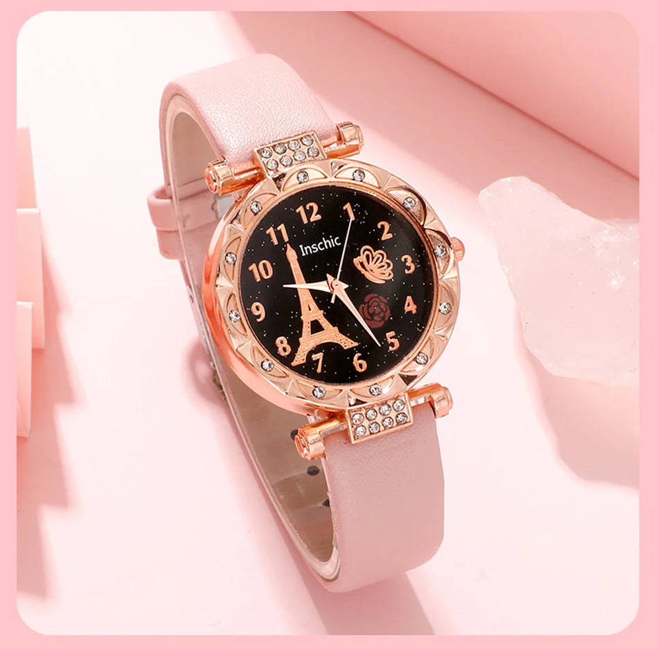 Exquisite Floral Women’s Watch