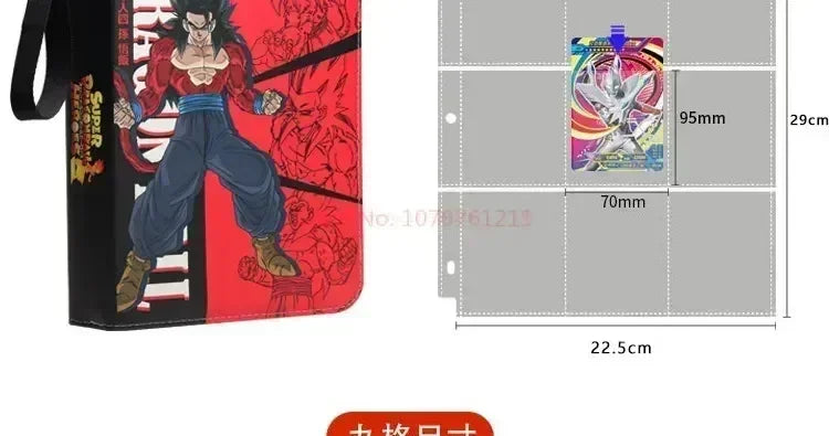 400pcs/900pcs Card Album Book Anime Dragon Ball Collection Card Storage Folder Hold Vegeta Iv Game Cards Binder Holder Gift