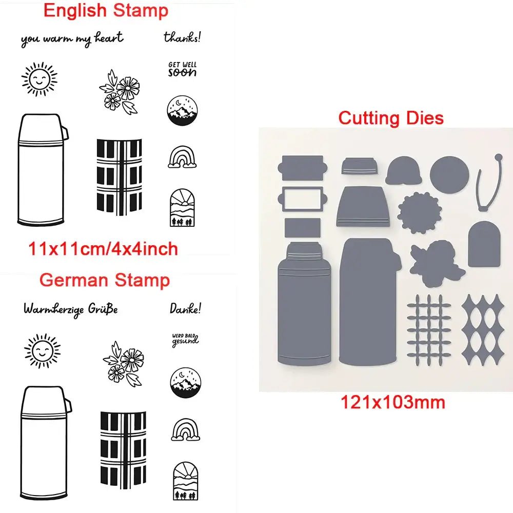 Warm Wishes Clear Stamps - Kaiju Mafia