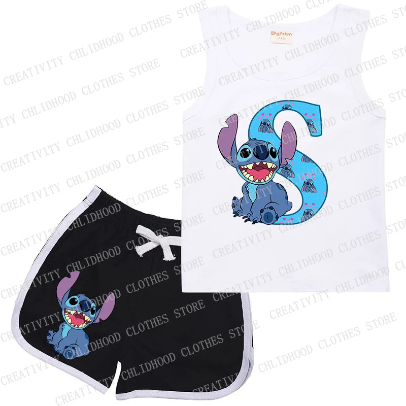 Kids Stitch Letter Sportswear