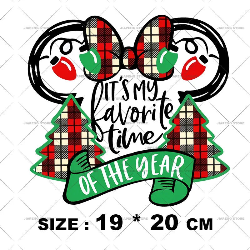 Minnie Mouse Christmas Stickers