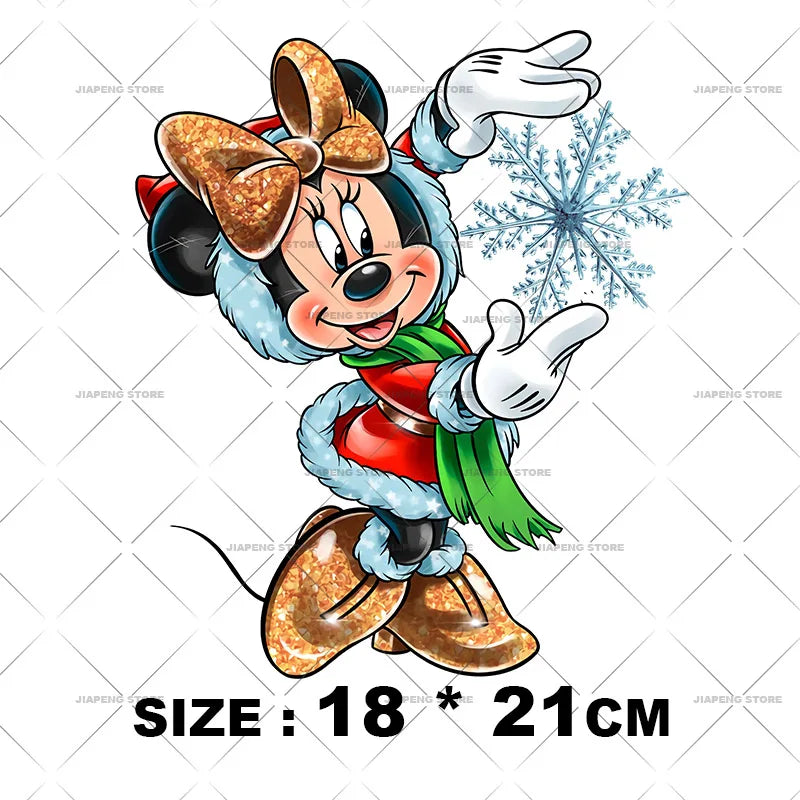 Minnie Mouse Christmas Stickers