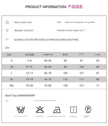 Summer New round Neck Loose Gradient Color Sleeveless T-shirt - Kaiju Mafia