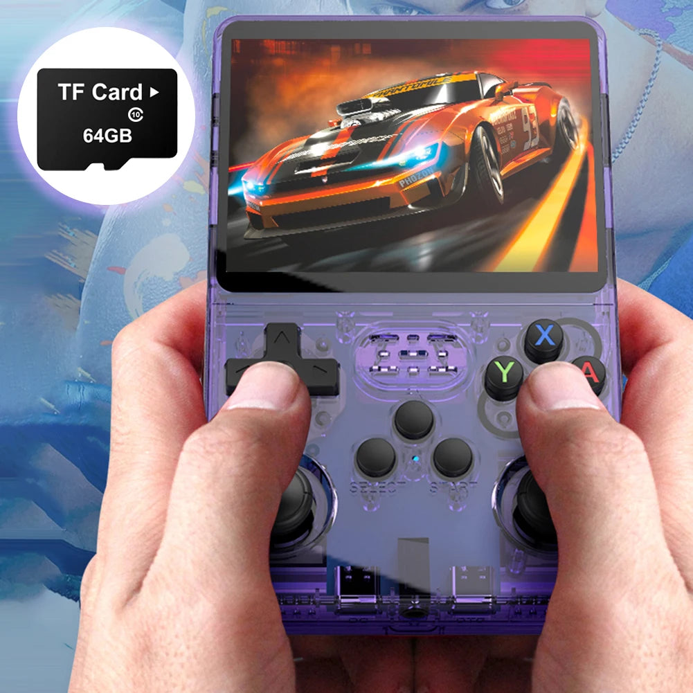 64G Game Card Built-in 15000+ Game Memory Card Support 10+ Emulators Gaming Memory Card for R36S Handheld Game Console