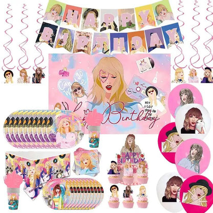 Taylor Swift Birthday Supplies - Kaiju Mafia