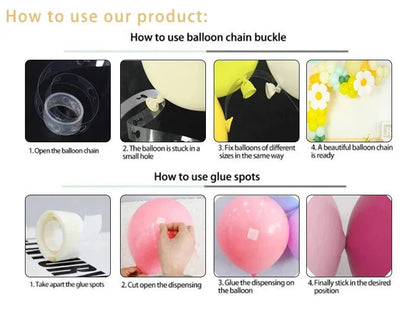 Christmas Balloon Garland Arch - Kaiju Mafia