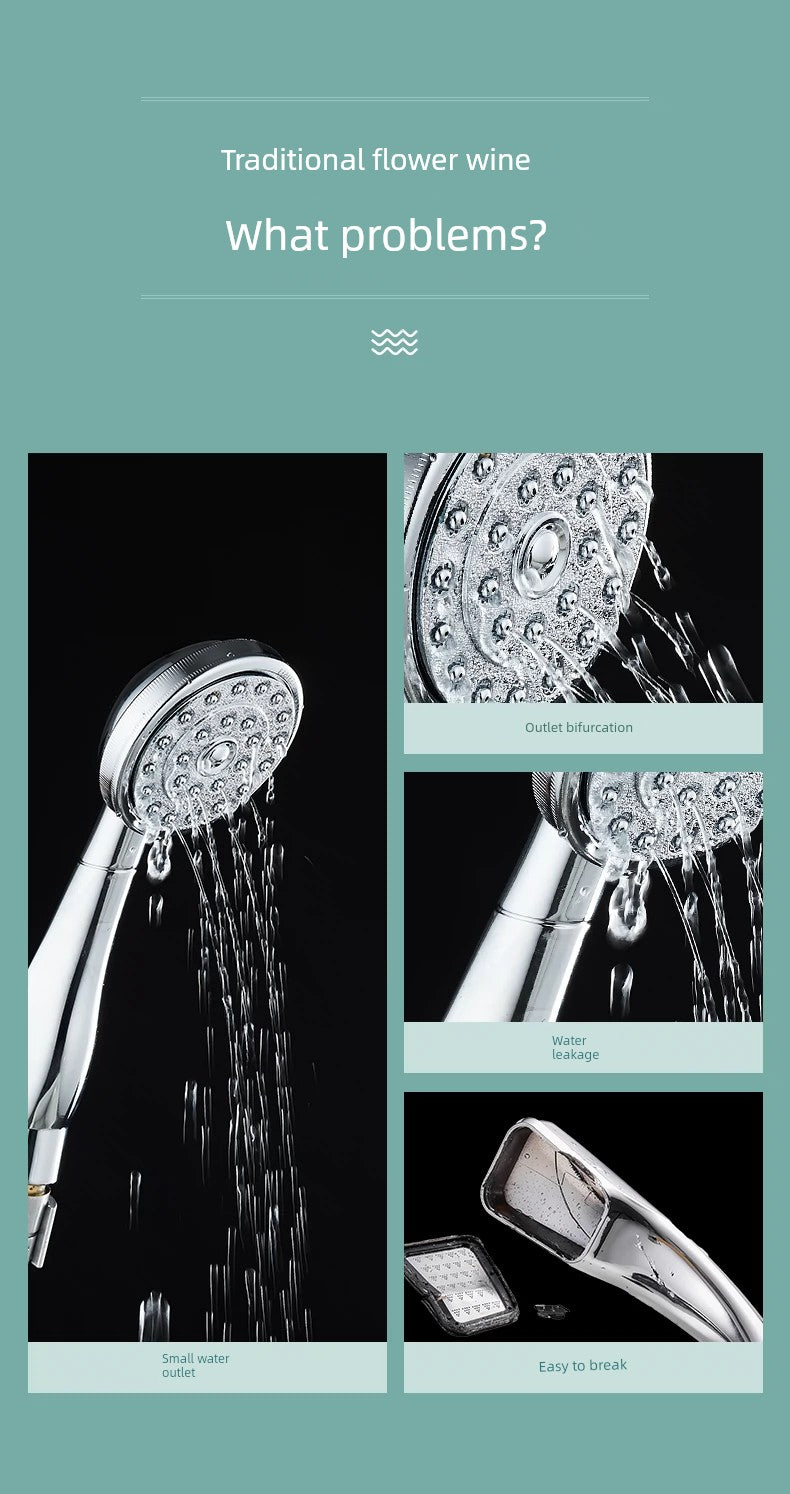 Five-Speed Handheld Shower Nozzle