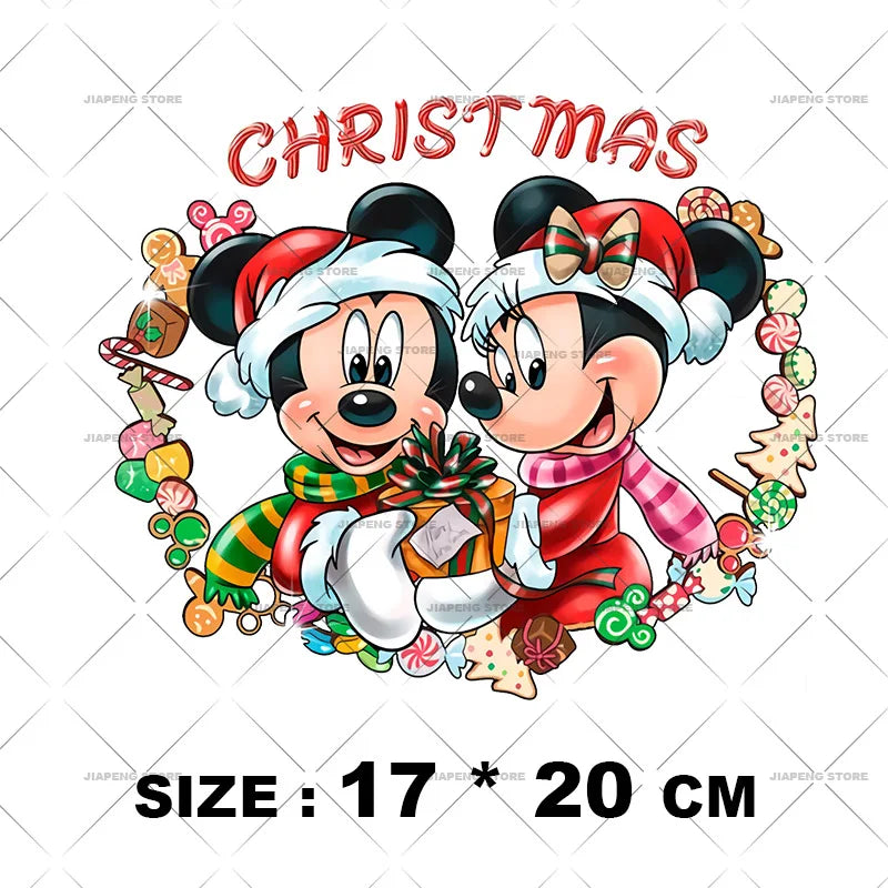 Minnie Mouse Christmas Stickers