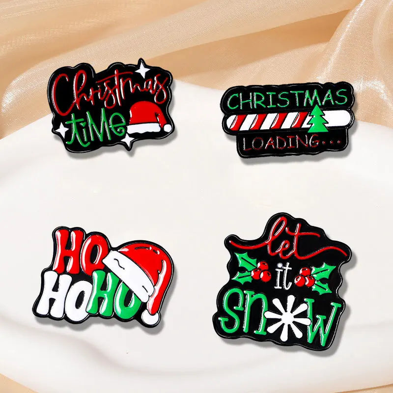 Cute Christmas Enamel Pins