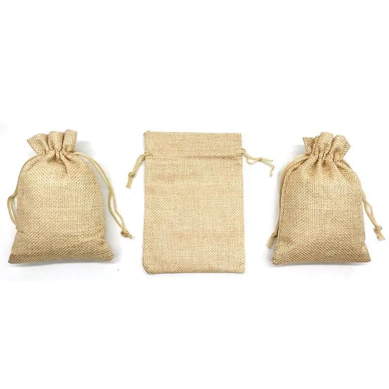 Burlap Drawstring Gift Bags - Kaiju Mafia