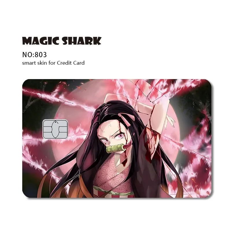 New Cool Anime Dragon Ball Naruto Credit Debit Metro Card Sticker Skin Film Front Side Small Chip Large Chip - Kaiju Mafia