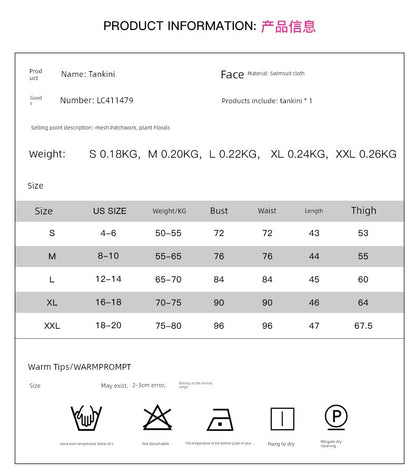 European American Summer New Cover Belly Conservative Separates Swimsuit Female Amazon Fashion with Chest Pad U Collar Swimsuit Two - Piece Suit - Kaiju Mafia