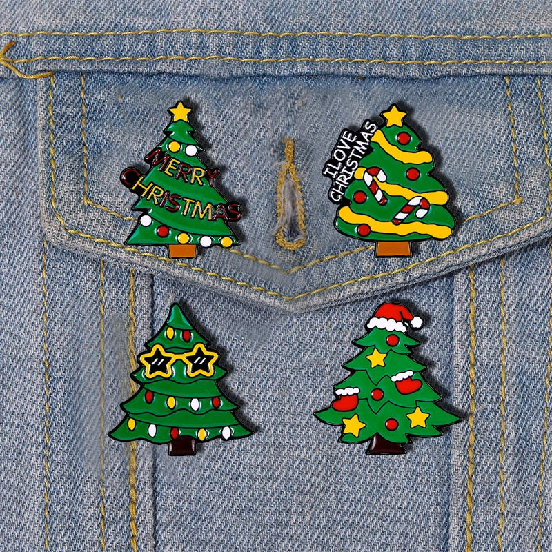 Cute Christmas Enamel Pins