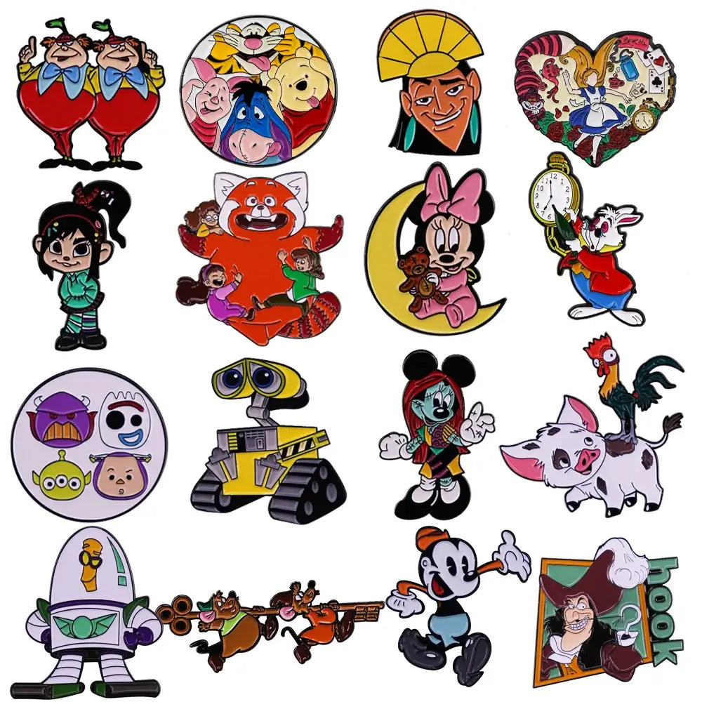 Mickey Minnie Cartoon Pins