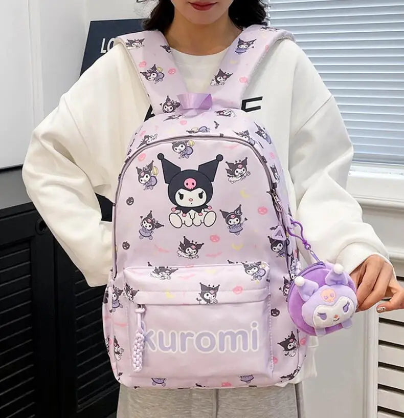 Kuromi Fashion Backpack Girls