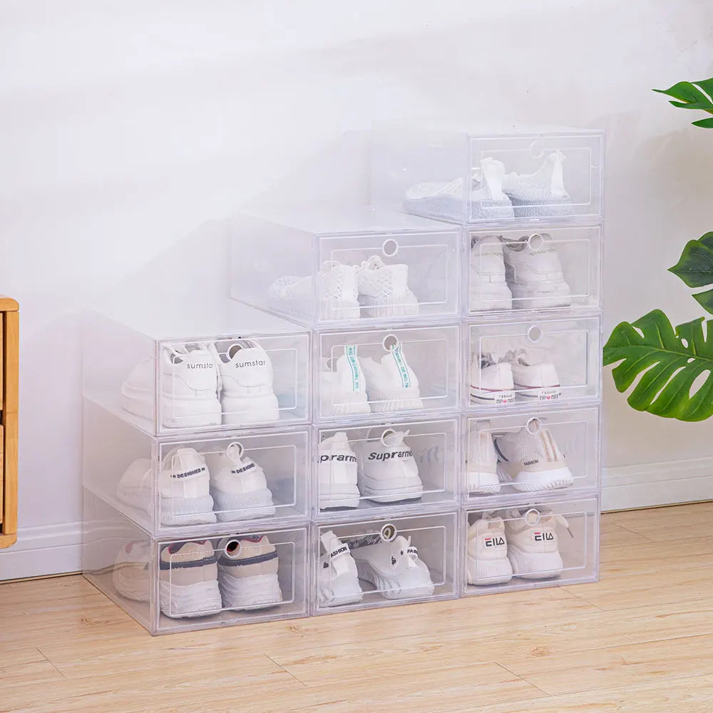 Stackable Plastic Shoe Organizer