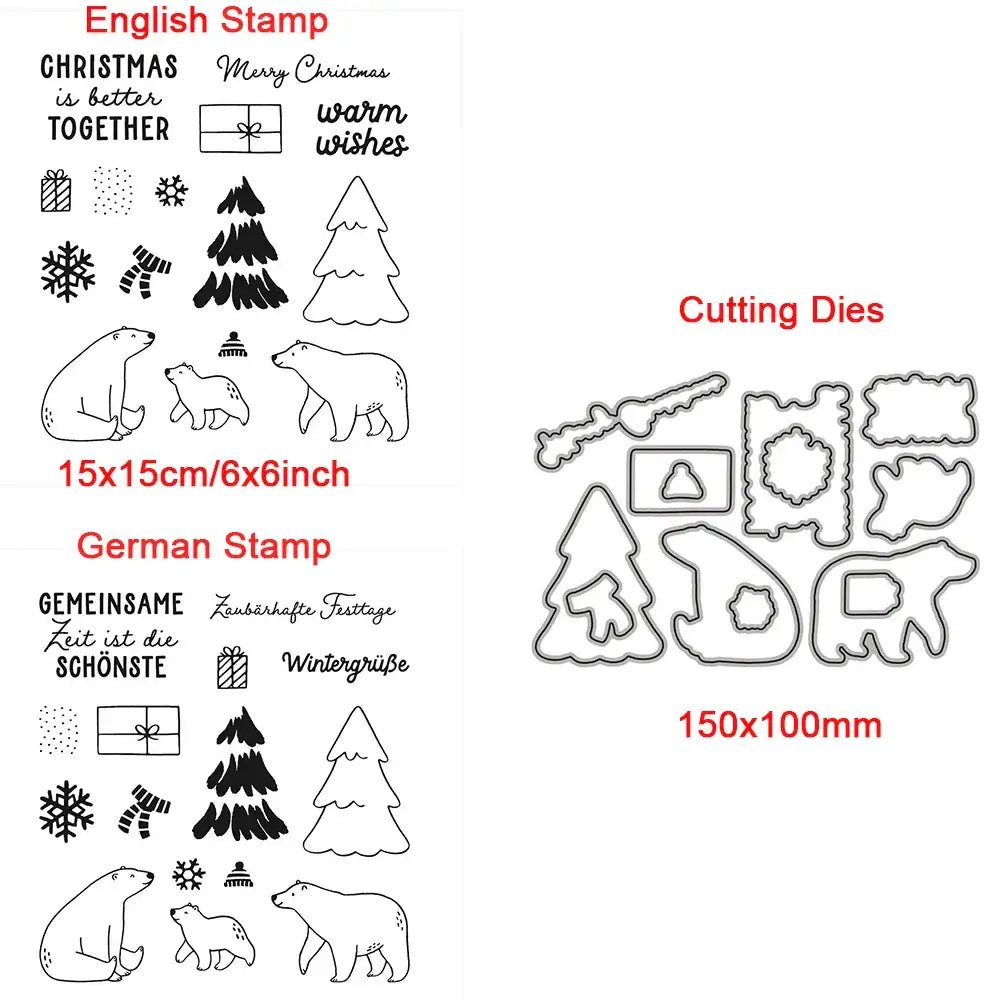 Warm Wishes Clear Stamps - Kaiju Mafia