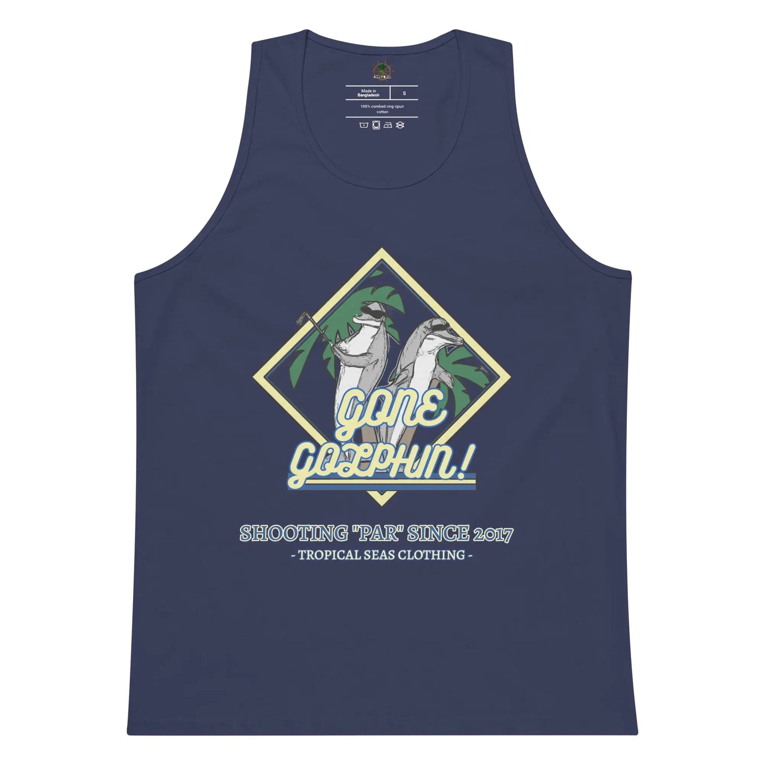 Men’s Premium Gone Golphin Tank Top - Kaiju Mafia
