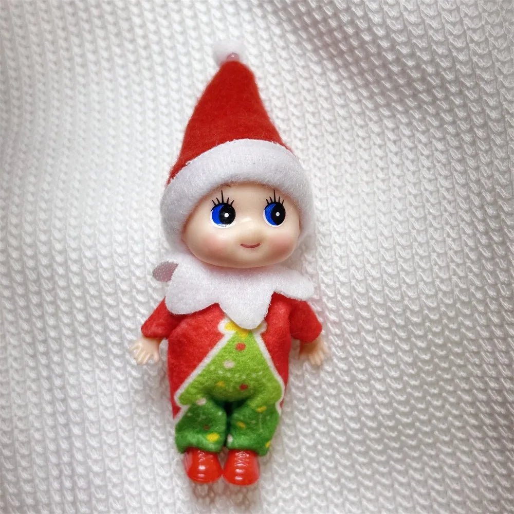Christmas Mini Baby Elf Dolls Todder Elves Shining Kindness Craft Babies Doll Toy Decoration On The Shelf Gift For Girl Boy Kid - Kaiju Mafia