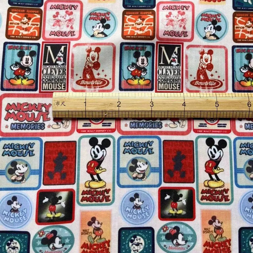 disney fabric 140x50CM Cartoon cotton fabric Patchwork Tissue Kid Home Textile Sewing Doll Dress Curtain Polyester cotton Fabric - Kaiju Mafia
