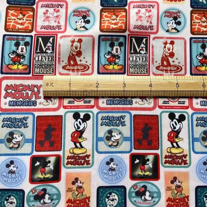 disney fabric 140x50CM Cartoon cotton fabric Patchwork Tissue Kid Home Textile Sewing Doll Dress Curtain Polyester cotton Fabric - Kaiju Mafia