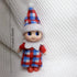 42cm Christmas Elf Doll for Kids Mini Toy Elf Dolls for Christmas Poseable Little Elf Shelf Sitters with Dangling Legs - Kaiju Mafia