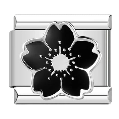 Hapiship Romantic Colour Heart Star Flwoer Tai Chi Italian Charm Links Fit 9mm Stainless Steel Bracelet Jewelry DIY Making DJ597 - Kaiju Mafia