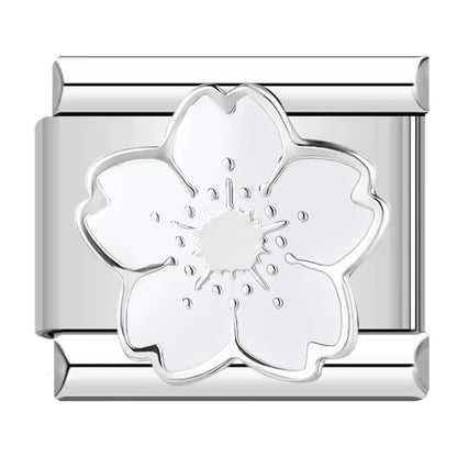 Hapiship Romantic Colour Heart Star Flwoer Tai Chi Italian Charm Links Fit 9mm Stainless Steel Bracelet Jewelry DIY Making DJ597 - Kaiju Mafia