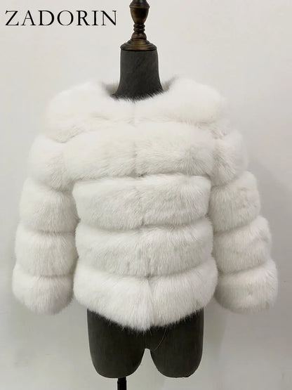 black and white faux fur coat black and white faux fur coat
