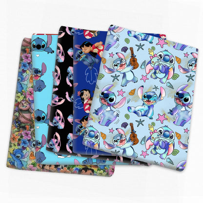 Disney Lilo and Stitch 50*145cm Polyester Cotton Fabric Sewing Quilting Fabric Needlework Material DIY Handmade - Kaiju Mafia