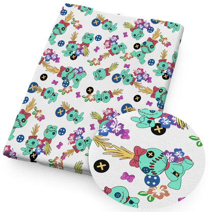 Disney Lilo And Stitch 50*145cm Polyester Cotton Fabric Sewing Quilting Fabric Needlework Material DIY Handmade - Kaiju Mafia