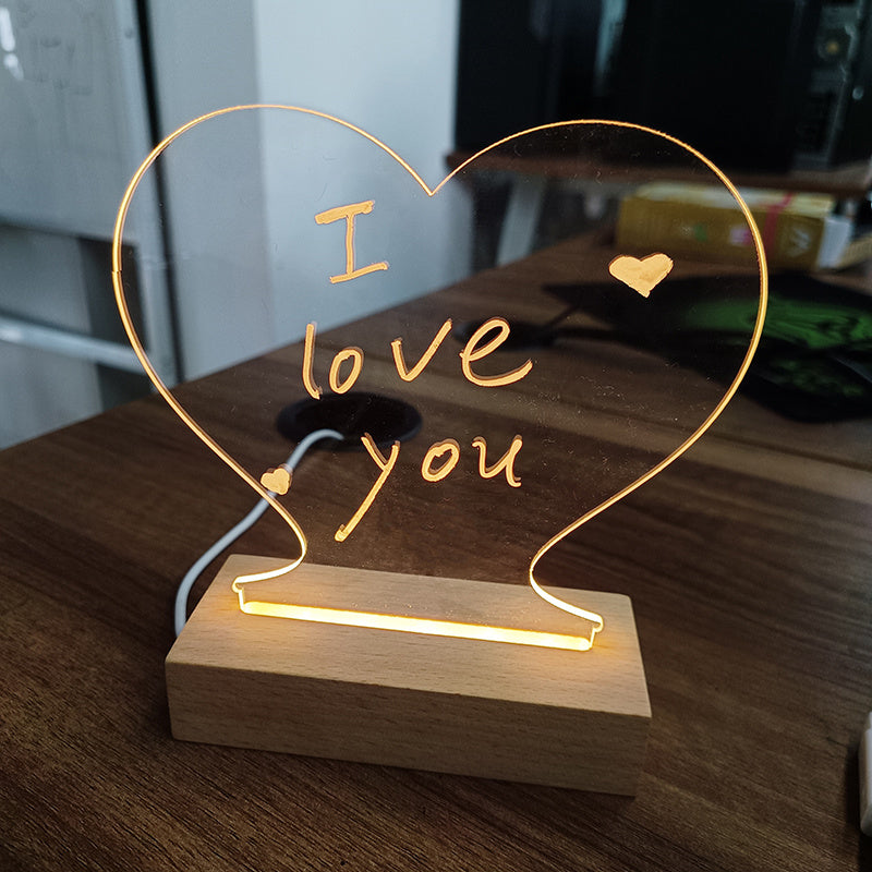 Creative LED Message Board Light