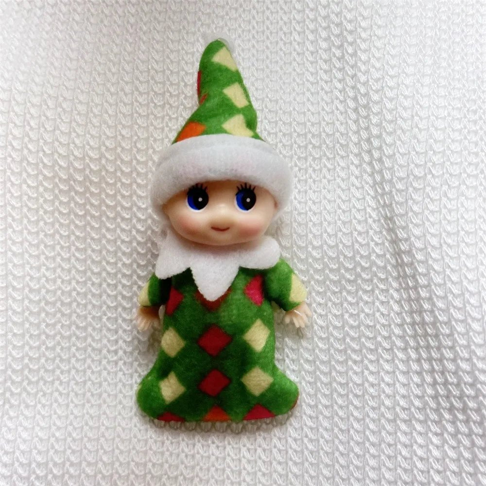 Christmas Mini Baby Elf Dolls Todder Elves Shining Kindness Craft Babies Doll Toy Decoration On The Shelf Gift For Girl Boy Kid - Kaiju Mafia