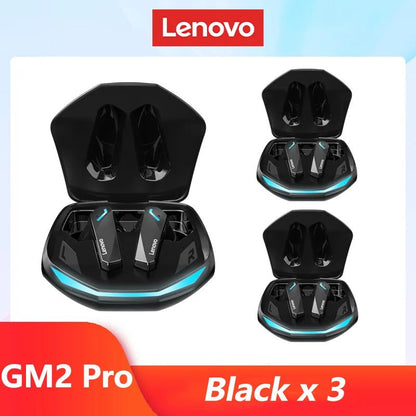 Lenovo GM2 Pro Bluetooth Wireless Earbuds - HD Call Dual Mode Gaming Headset - Kaiju Mafia